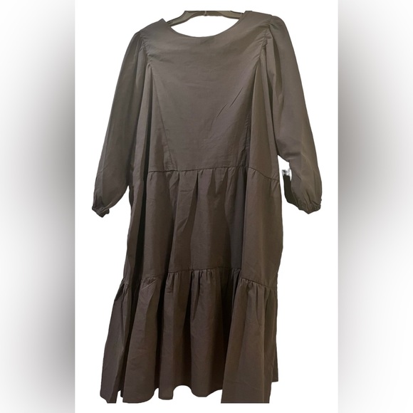 NWT 3/4 sleeve, tie front dress - Picture 4 of 4